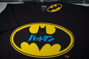 T-Shirt Batman Japanese Logo Black (04)